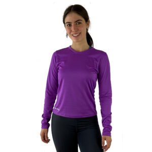 jersey manga larga morado