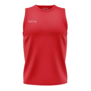 Jersey básico sin mangas Esportag rojo