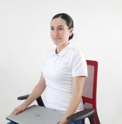 Playera polo dry wear blanca