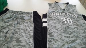Basketball kit custom camouflage