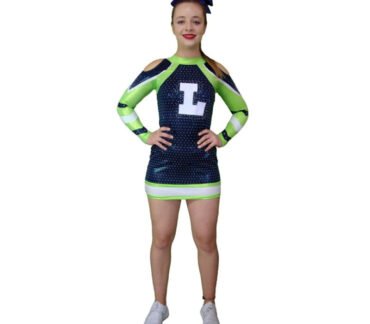 Uniforme cheer - porristas en lycra holografica para ILD