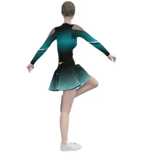 Uniformes de competencia cheer - porra Sembradores vista trasera