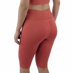 Capri lycra rear Terracota esportag
