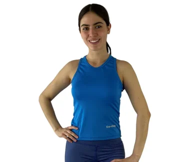 jersey tank azul electrico