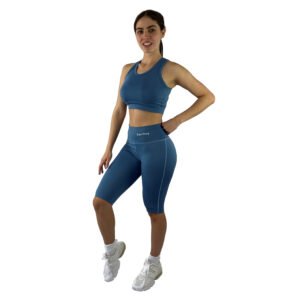 Conjunto top y capri Bluestone