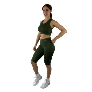 Conjunto top y capri Olive