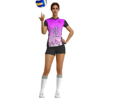 Uniforme de voleibol dama sublimado Esportag - jersey y short