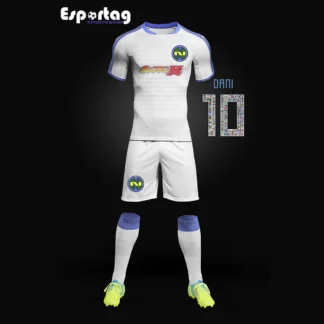 Soccer kit custom ranglan by esportag