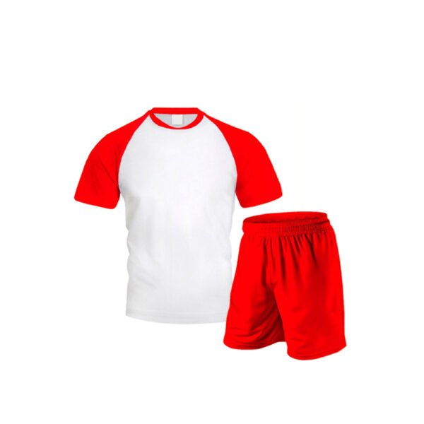 Uniforme de voleibol caballero rojo/blanco