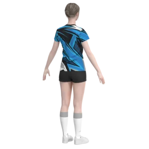 Uniforme de voleibol personalizado Azul/negro