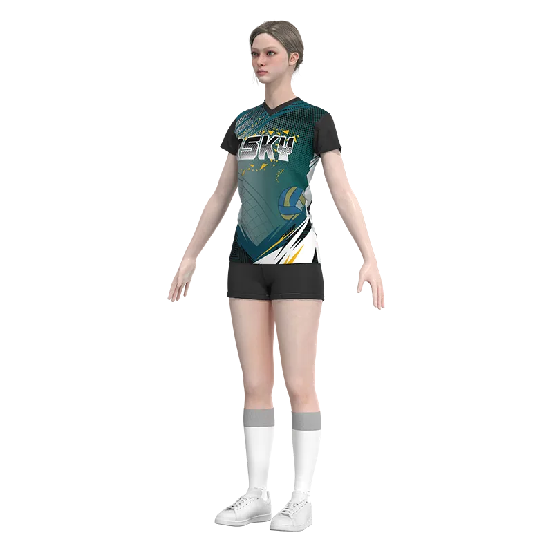 Uniforme de voleibol personalizado RSKY