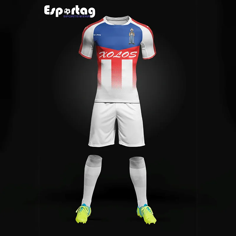 Soccer kit custom ranglan by esportag