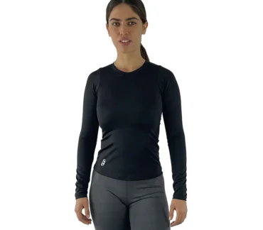 Playera Deportiva Licra Manga Larga Compresión, Gym, Fitness