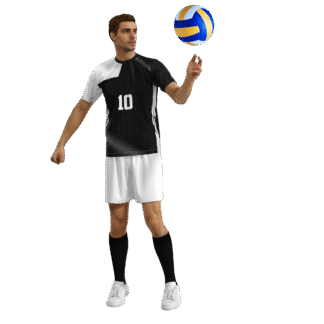 Uniforme de voleibol personalizado hombre – jersey dry fit y short