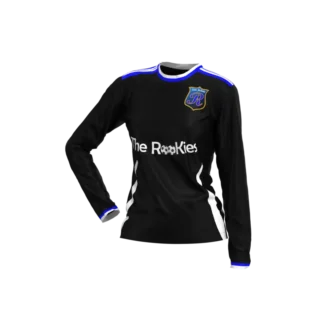 jersey women soccer long sleeve front view