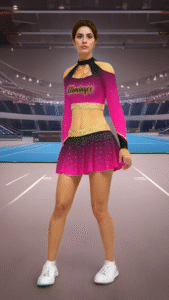 uniforme cheer crop top personalizado