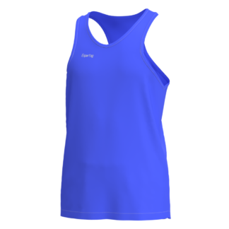 Jersey tank sin mangas para hombre esportag azul directore front view