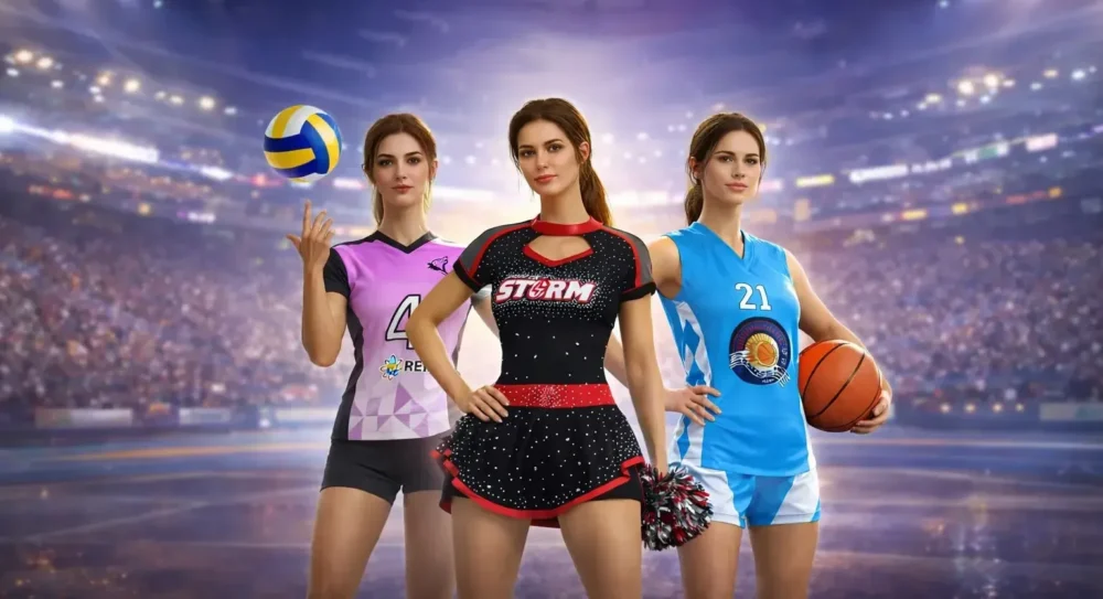 Uniformes cheer, voleibol y básquet personalizados para equipos en México | Esportag